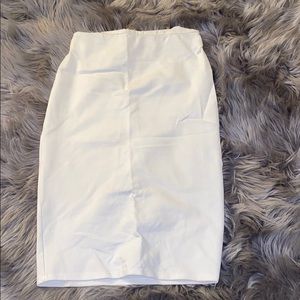 white & black fitted skirt  sold together